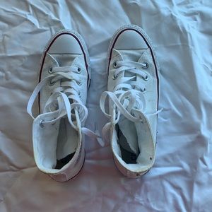 Converse White High Tops